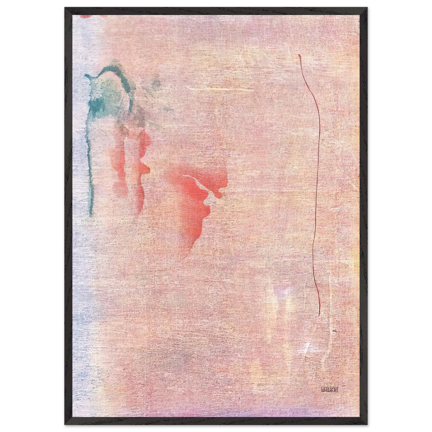 Helen Frankenthaler - Cedar Hill - 1983 Wall art - 40x50 cm / 16x20 inches - Premium Wooden Framed Poster With Fine Art Paper-canvas - Wood frame
