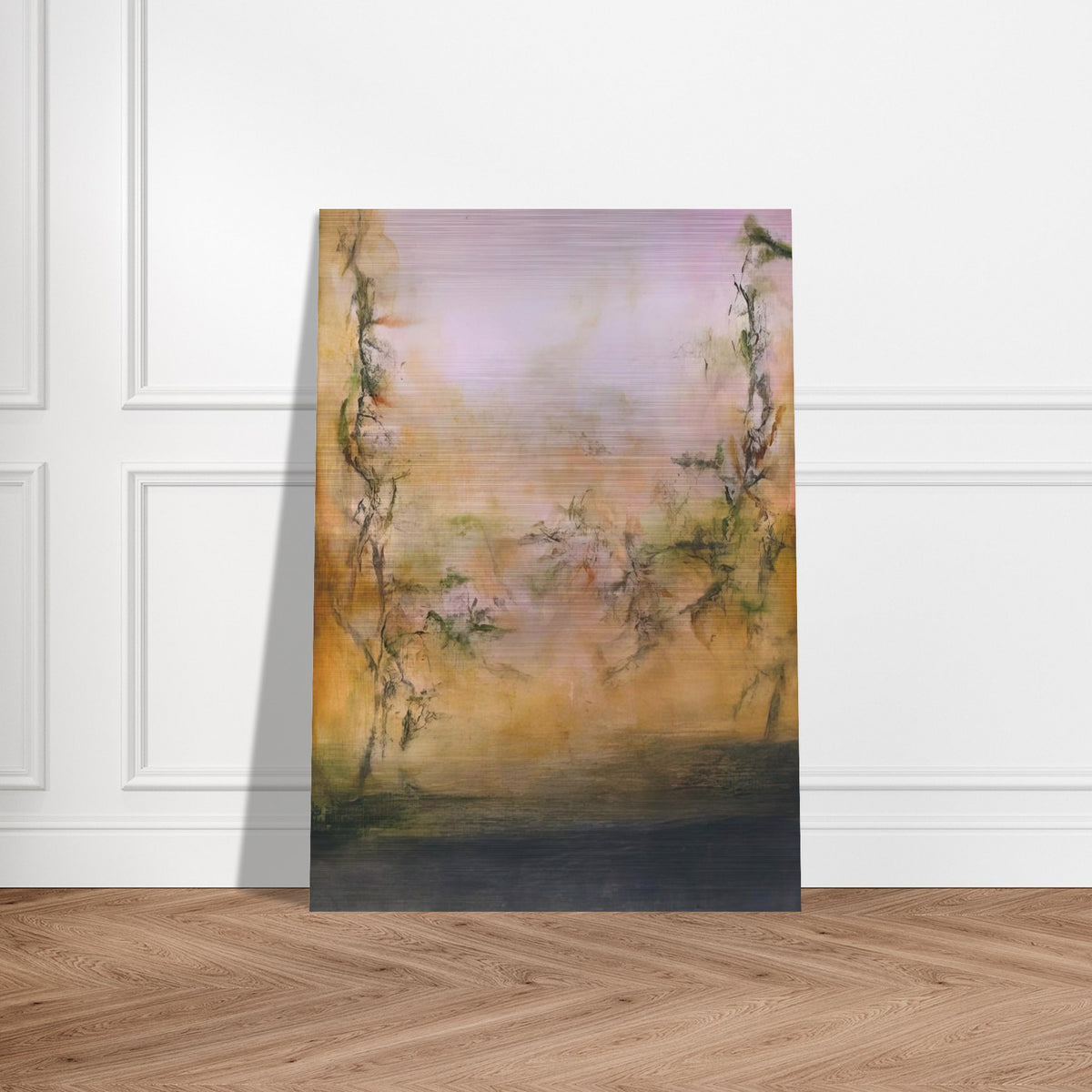 25 5 2001 2001 - Zao Wou-Ki Brushed Aluminum Print - 70x100 cm / 28x40 inches | Zao Wou-Ki Aluminum Print | Zao Wou-Ki Prints