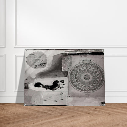 SHOULD LOVE COME FIRST 1951 - Robert Rauschenberg Acrylic Print - 70x100 cm / 28x40″ inches