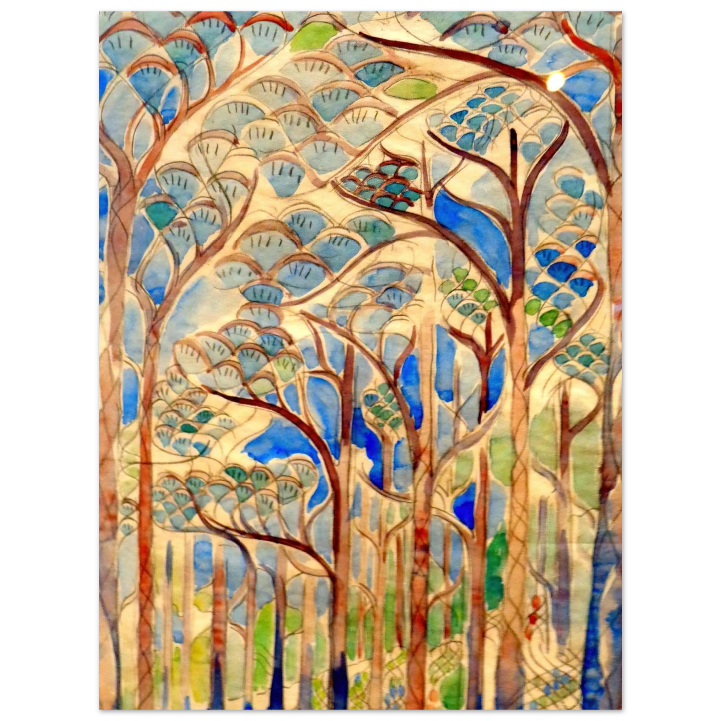 Walter Inglis Anderson - Walter Anderson Wall art - 45x45 cm / 18x18 inches - Fine Art Poster-canvas - -
