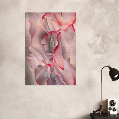 Pink Sweet Peas 2 - Georgia O'Keeffe Brushed Aluminum Print - 70x100 cm / 28x40 inches | Georgia O'Keeffe Aluminum Print | Georgia O'Keeffe Prints
