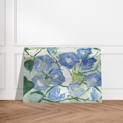 Morning Glories - 1984 - Jennifer Bartlett Brushed Aluminum Print - 70x100 cm / 28x40 inches | Jennifer Bartlett Aluminum Print | Jennifer Bartlett Prints