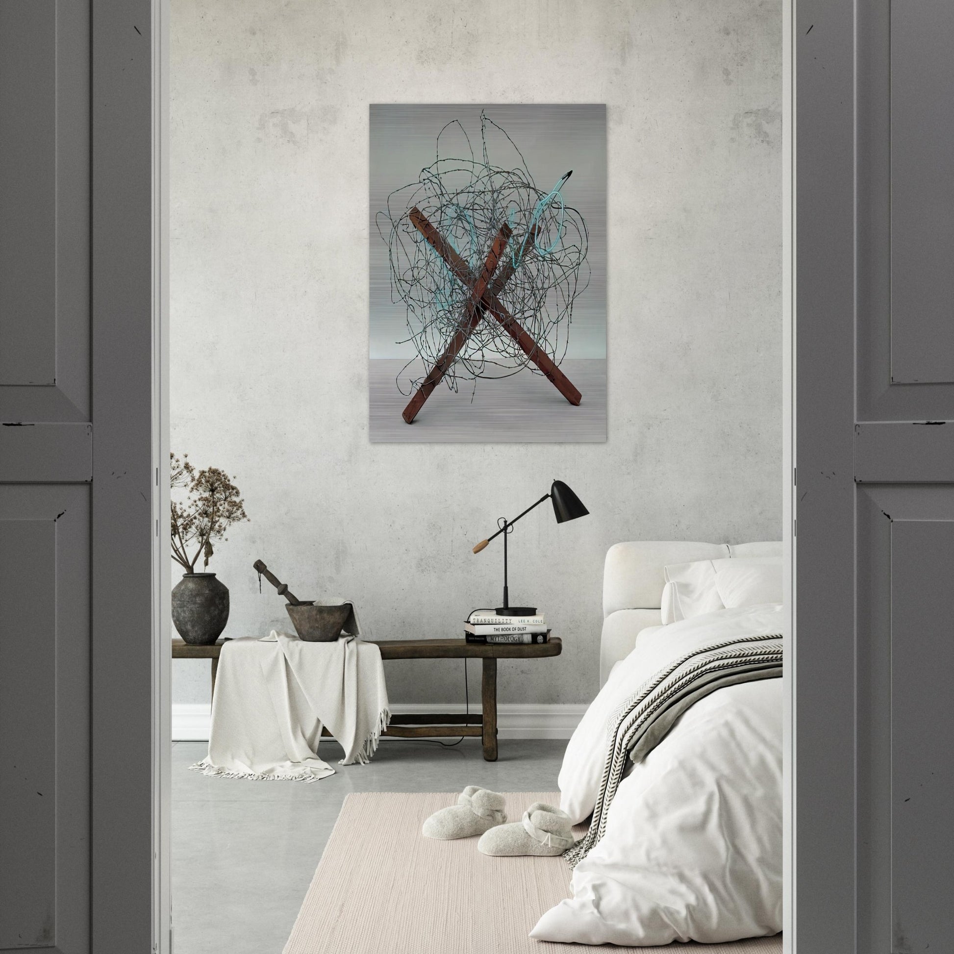 Tumbleweed - James Rosenquist Brushed Aluminum Print - 70x100 cm / 28x40 inches | James Rosenquist Aluminum Print | James Rosenquist Prints