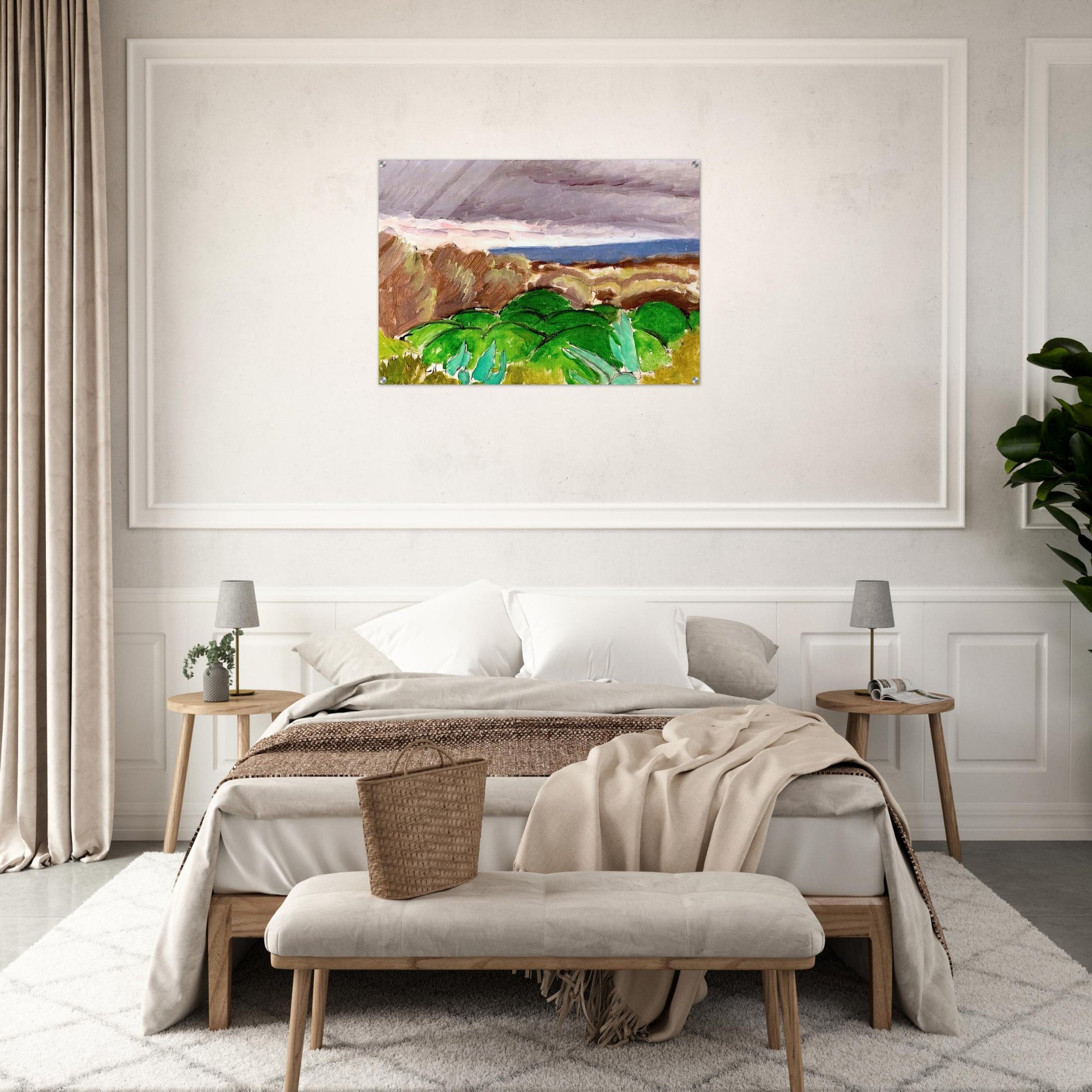 CAGNES LANDSCAPE IN STORMY WEATHER 1917 - Henri Matisse Acrylic Print - 70x100 cm / 28x40″ inches