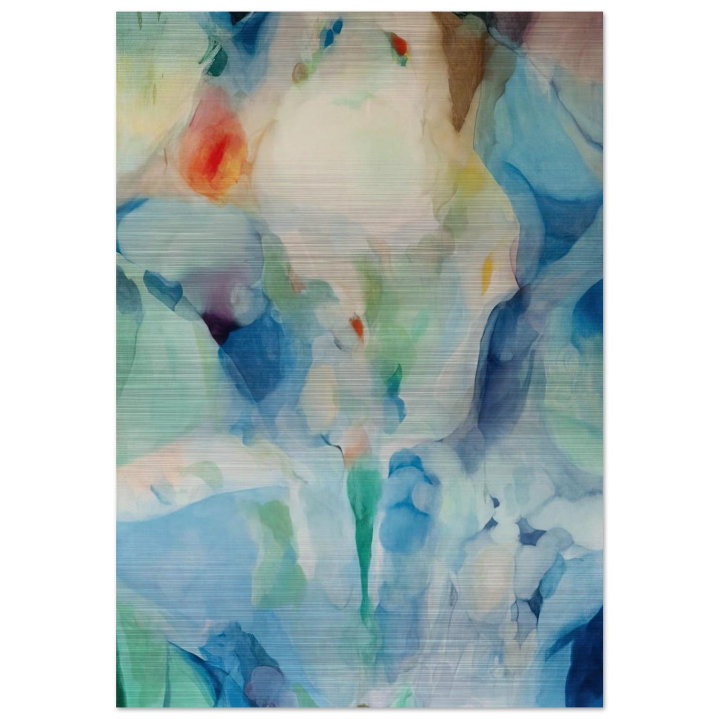 Before Songs - Alice Baber Brushed Aluminum Print - 70x100 cm / 28x40 inches | Alice Baber Aluminum Print | Alice Baber Prints