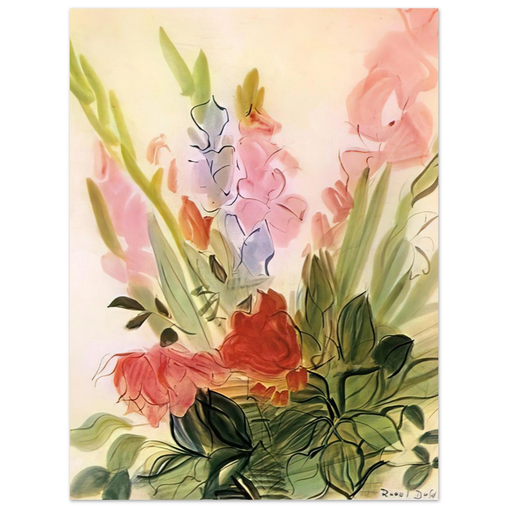Raoul Dufy - GLADIOLI 1942  75x100 cm / 30x40inches Fine Art Poster