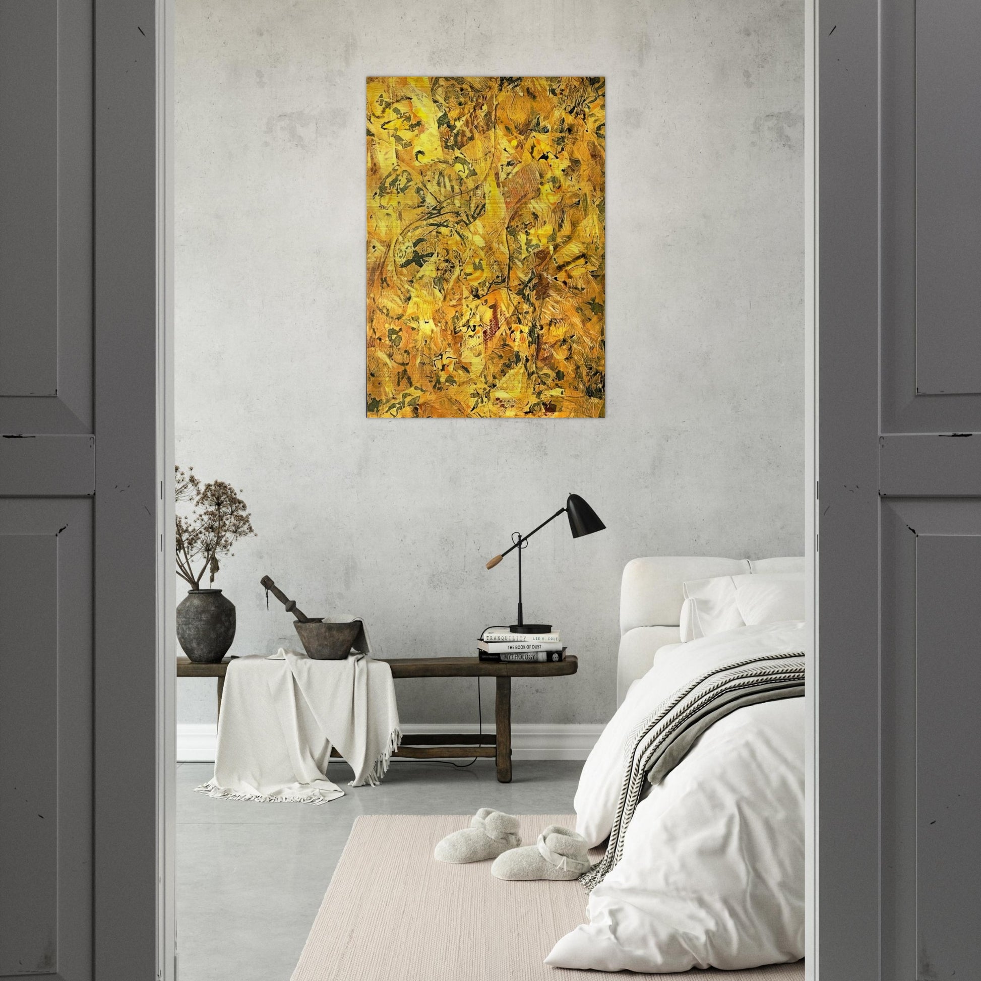 NUMBER 2 - Jackson Pollock Brushed Aluminum Print - 70x100 cm / 28x40 inches | Jackson Pollock Aluminum Print | Jackson Pollock Prints