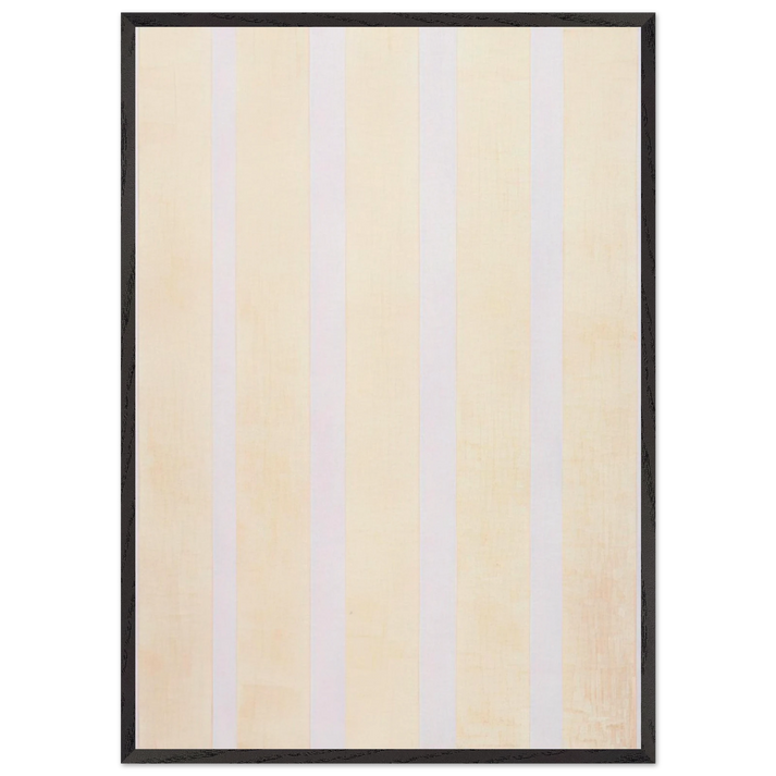 Untitled Number 5 - Agnes Martin 70x100 cm / 28x40 inches Framed Art Print – Black Wooden Frame