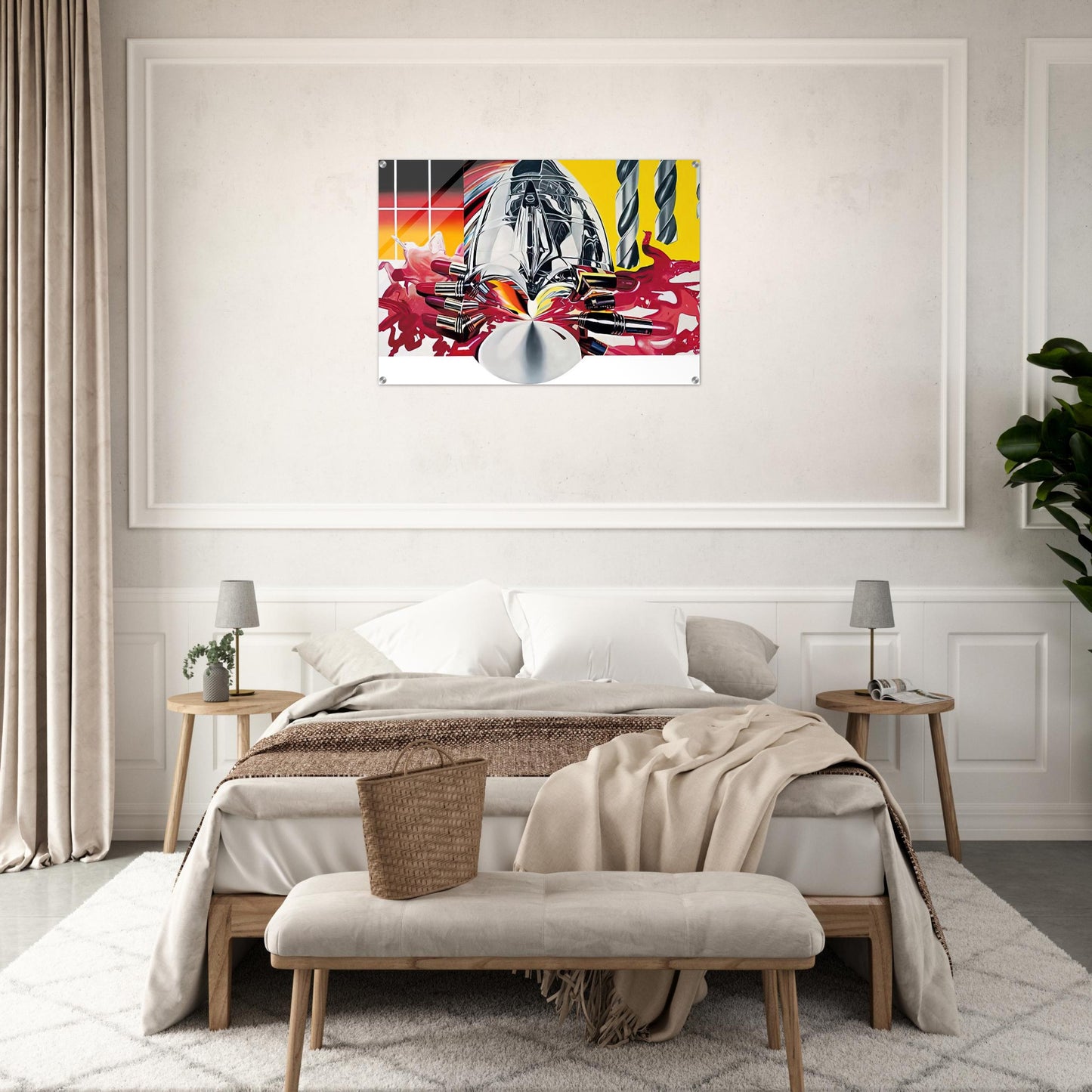 The Swimmer in the Econo-mist  painting 3  - James Rosenquist Acrylic Print - 70x100 cm / 28x40″ inches | James Rosenquist Wall Art | James Rosenquist Prints