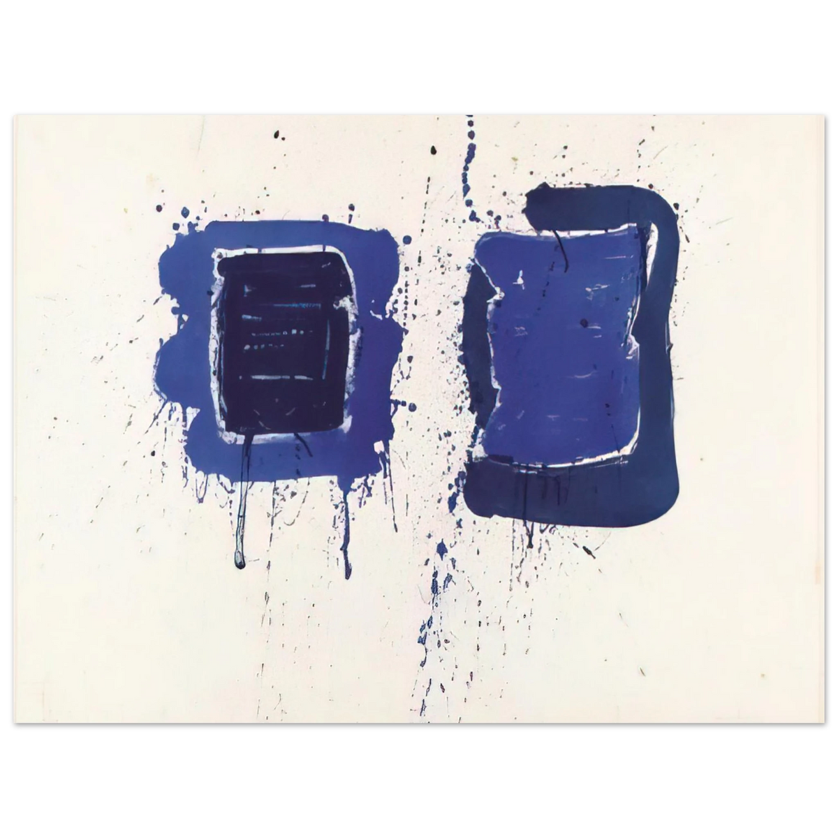 Sam Francis - Deux Magots  75x100 cm / 30x40inches Fine Art Poster