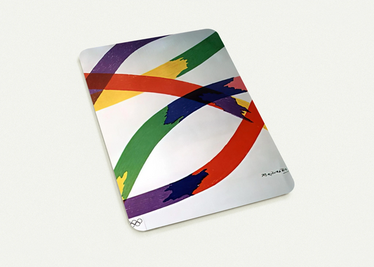 Munich Olympic Games Poster - 1972 By Piero Dorazio Pack of 10 Post Cards | Piero Dorazio Post Cards | A6 (10.5 x 14.8 cm) - 4.1 x 5.8 inches