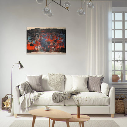 UNTITLED 1956 - Zao Wou-Ki Brushed Aluminum Print - 70x100 cm / 28x40 inches | Zao Wou-Ki Aluminum Print | Zao Wou-Ki Prints