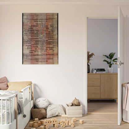 DEVELOPMENT IN ROSE II 1952 - Anni Albers Brushed Aluminum Print - 70x100 cm / 28x40 inches | Anni Albers Aluminum Print | Anni Albers Prints