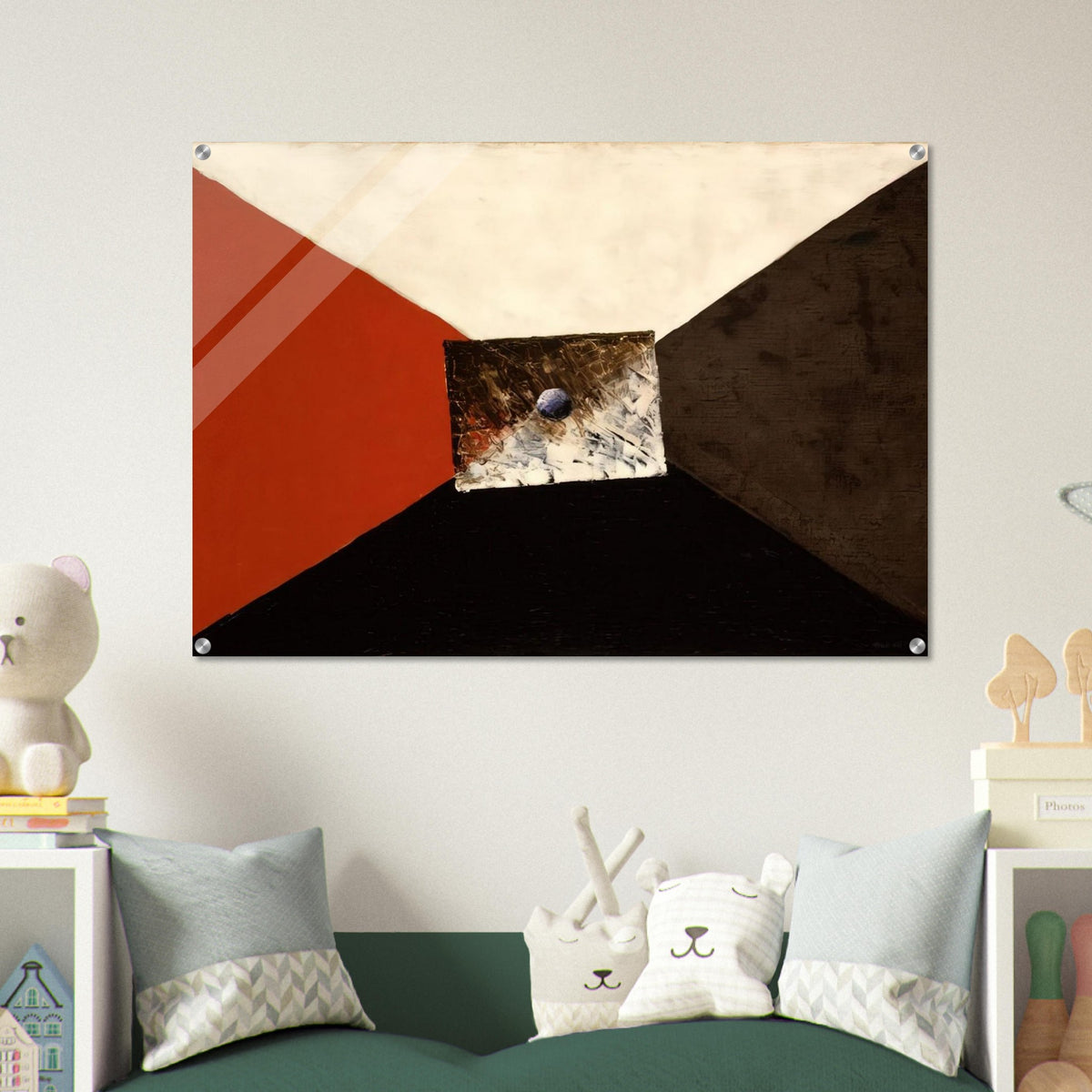 COMPOSITION MARCHAND DE COULEURS - Man Ray Acrylic Print - 70x100 cm / 28x40″ inches | Man Ray Wall Art | Man Ray Prints