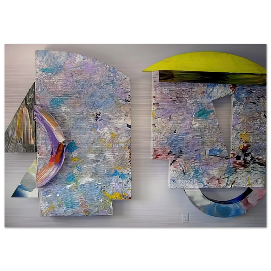 Ibis - Sam Gilliam Brushed Aluminum Print - 70x100 cm / 28x40 inches | Sam Gilliam Aluminum Print | Sam Gilliam Prints