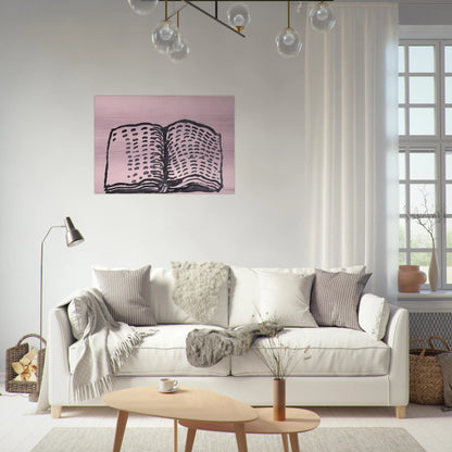 UNTITLED BOOK - Philip Guston Brushed Aluminum Print - 70x100 cm / 28x40 inches | Philip Guston Aluminum Print | Philip Guston Prints