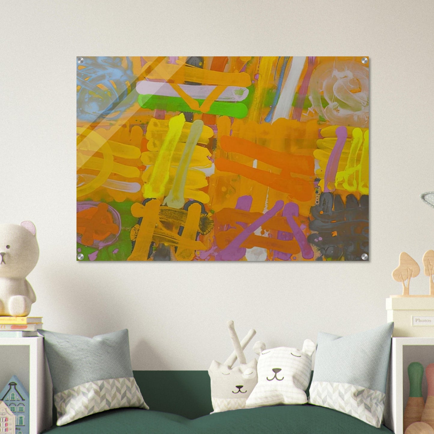 Pomona - 1991 - Albert Irvin Acrylic Print - 70x100 cm / 28x40″ inches