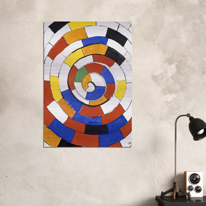 SPIRAL 1970 - Alexander Calder Brushed Aluminum Print - 70x100 cm / 28x40 inches | Alexander Calder Aluminum Print | Alexander Calder Prints