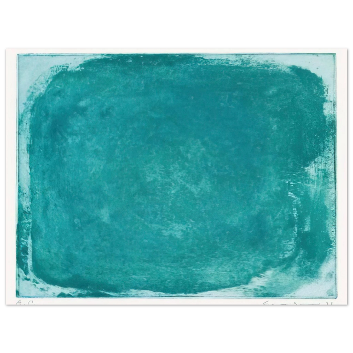 Gotthard Graubner - UNTITLED 1992  75x100 cm / 30x40inches Fine Art Poster