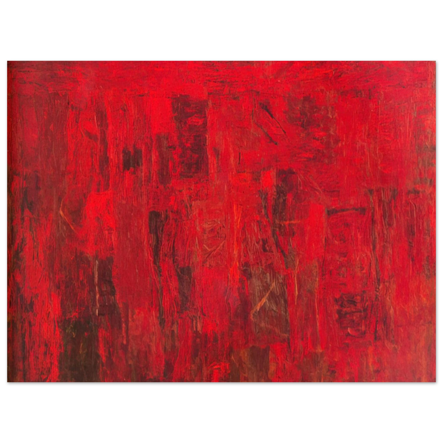 Philip Guston - RED PAINTING 1950  75x100 cm / 30x40inches Fine Art Poster