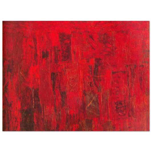 Philip Guston - RED PAINTING 1950  75x100 cm / 30x40inches Fine Art Poster