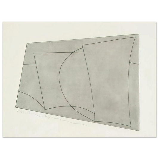 Ben Nicholson - Aegean 2 - 1967  75x100 cm / 30x40inches Fine Art Poster