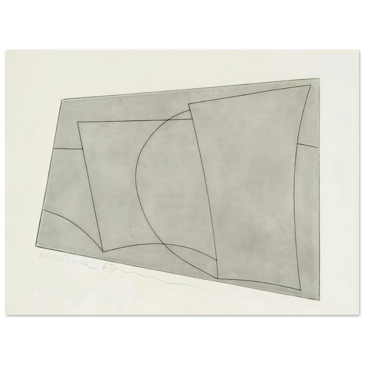 Ben Nicholson - Aegean 2 - 1967  75x100 cm / 30x40inches Fine Art Poster