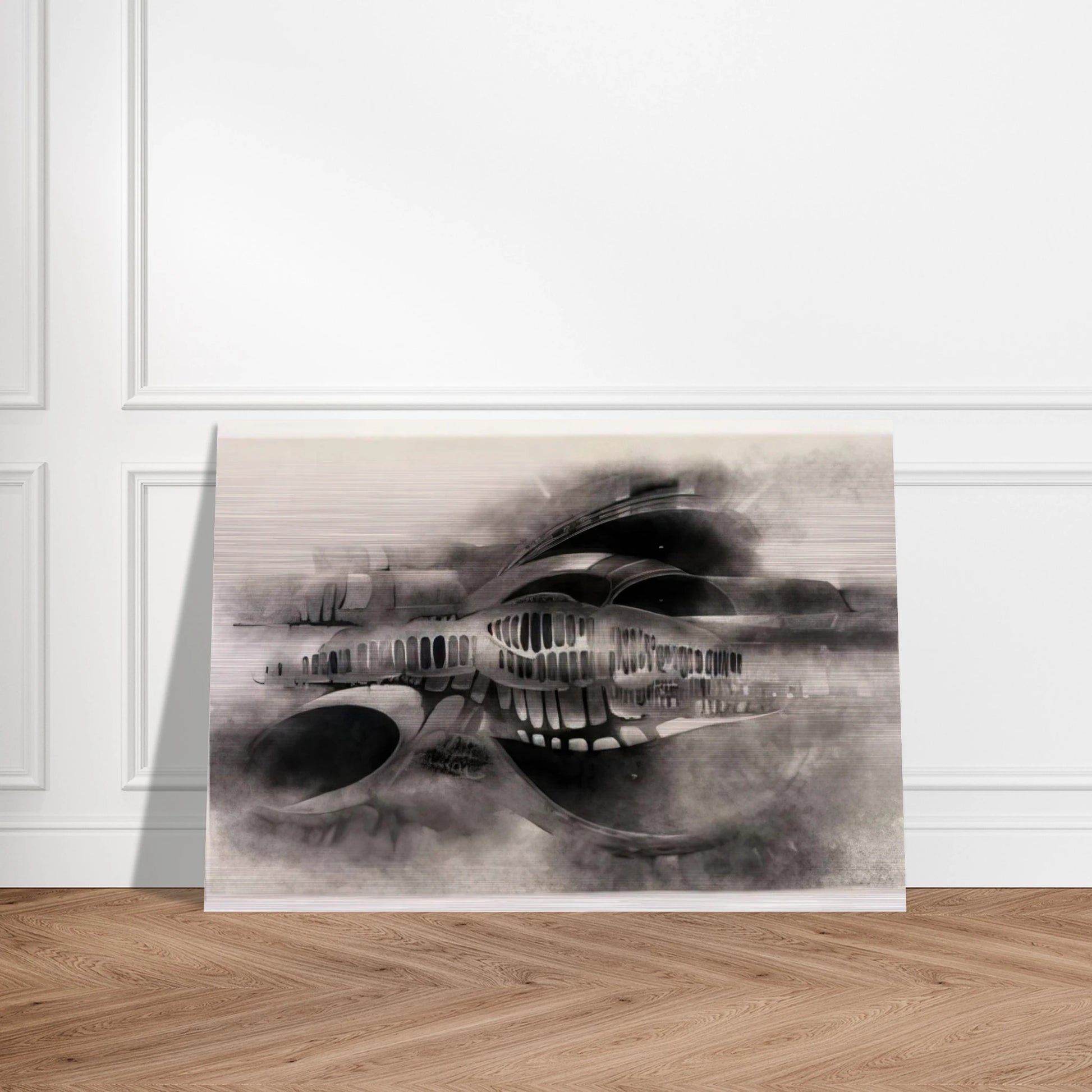 UNTITLED 1966 1 - Lee Bontecou Brushed Aluminum Print - 70x100 cm / 28x40 inches | Lee Bontecou Aluminum Print | Lee Bontecou Prints