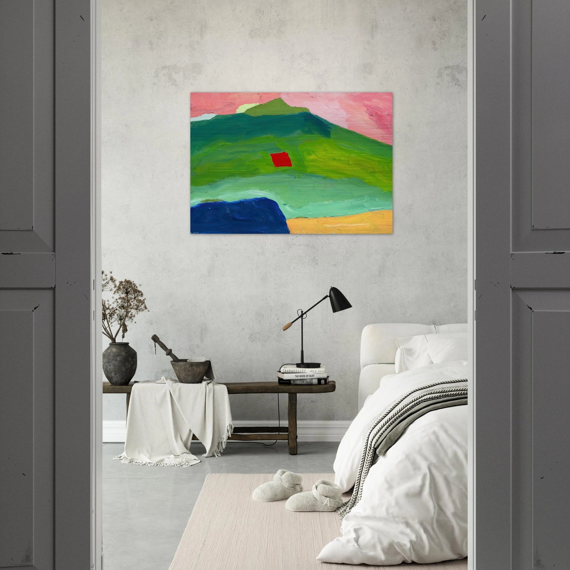 Untitled #17 - 1980 - Etel Adnan Brushed Aluminum Print - 70x100 cm / 28x40 inches | Etel Adnan Aluminum Print | Etel Adnan Prints