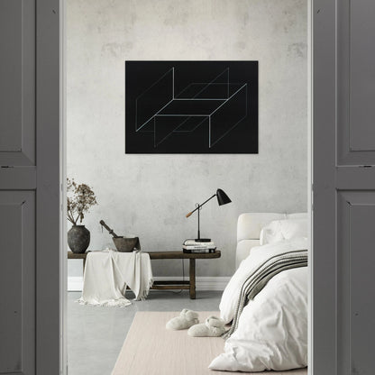 STRUCTURAL CONSTELLATION 1950 0 - Josef Albers Brushed Aluminum Print - 70x100 cm / 28x40 inches | Josef Albers Aluminum Print | Josef Albers Prints