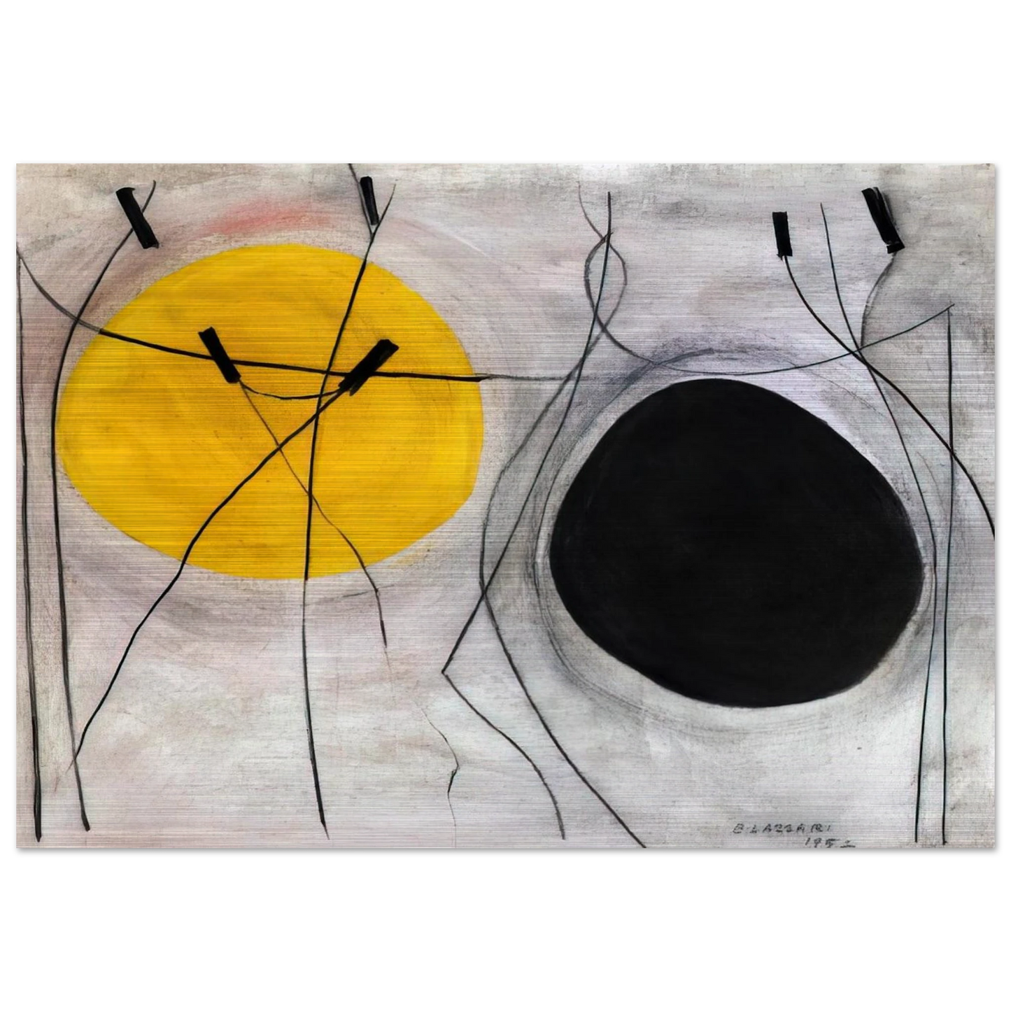 Senza titolo - 1952 - Bice Lazzari Brushed Aluminum Print - 70x100 cm / 28x40 inches | Bice Lazzari Aluminum Print | Bice Lazzari Prints