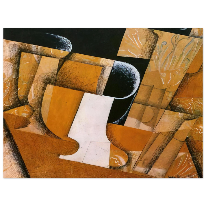Juan Gris - THE GLASS THE FRUIT BOWL 1914  75x100 cm / 30x40inches Fine Art Poster