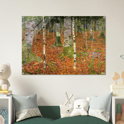 FARMHOUSE WITH BIRCH TREES 1903 - Gustav Klimt Acrylic Print - 70x100 cm / 28x40″ inches