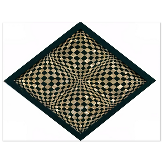 Dadamaino - Oggetto ottico dynamico - Op Art  75x100 cm / 30x40inches Fine Art Poster