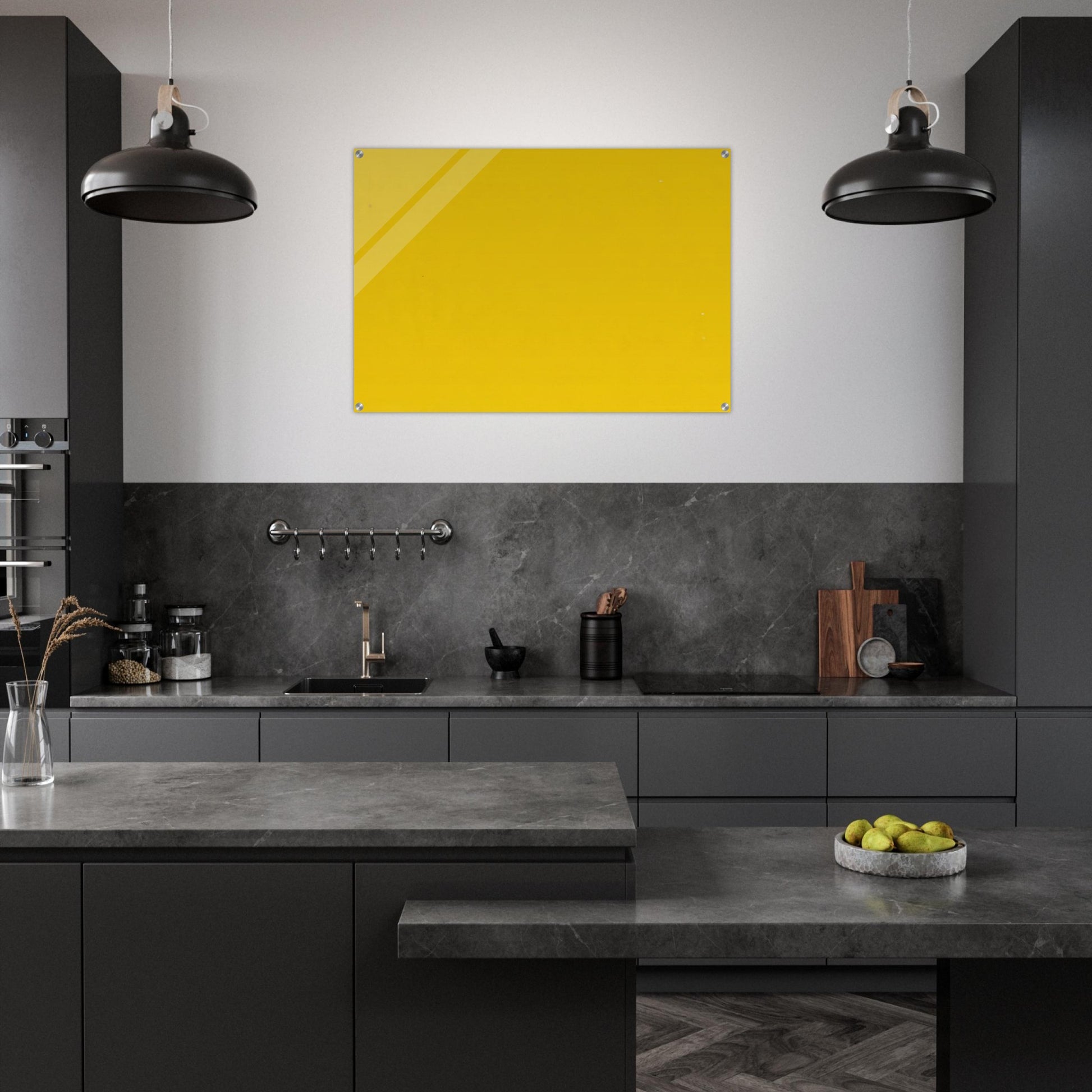 Yellow from the series Line Form Color - Ellsworth Kelly Acrylic Print - 70x100 cm / 28x40″ inches