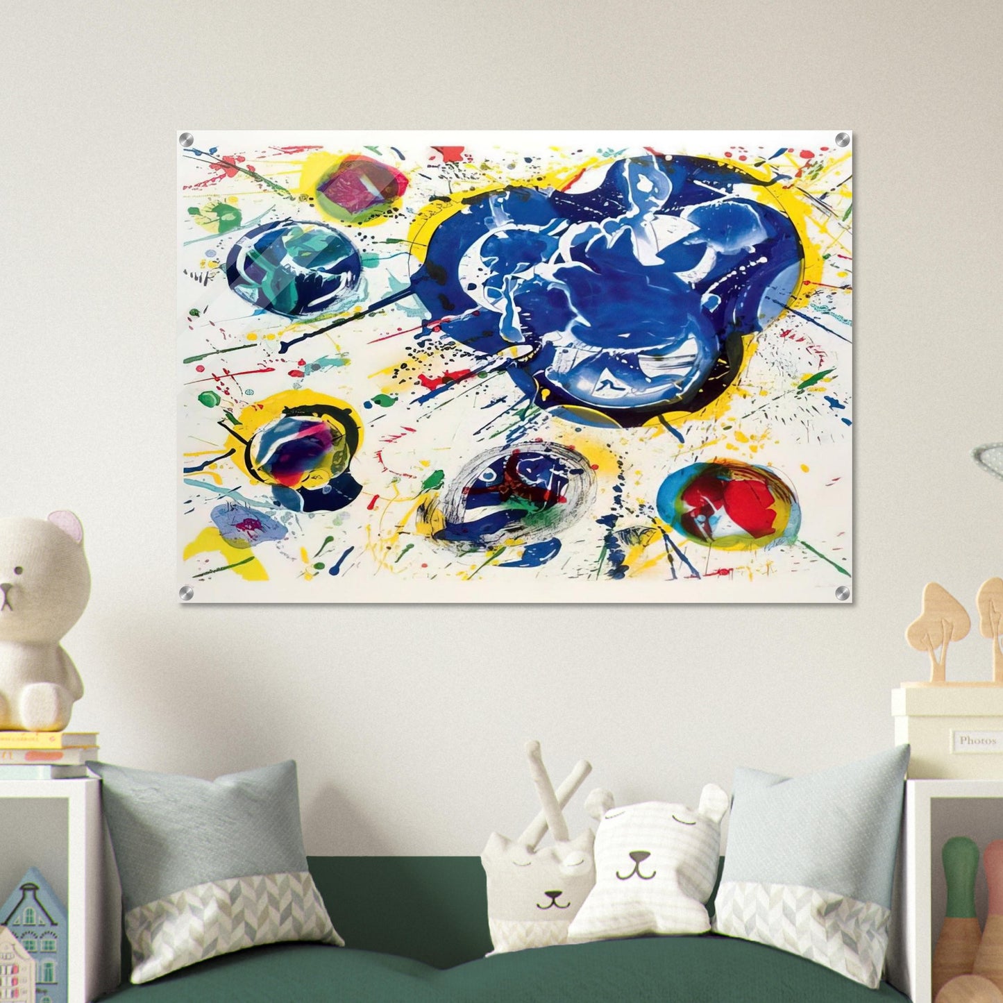 Untitled I  L I 87  - Sam Francis Acrylic Print - 70x100 cm / 28x40″ inches