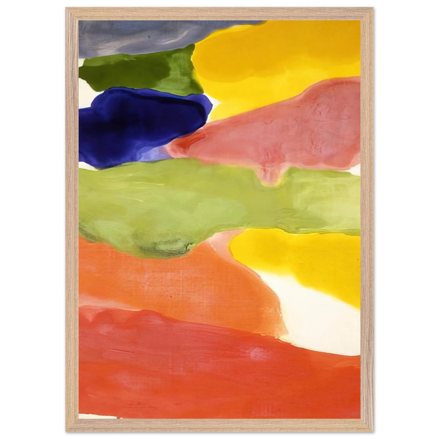 Helen Frankenthaler - Tutti-Fruitti - 1966 Wall art - 60x80 cm / 24x32 inches - Fine Art Poster-canvas - -