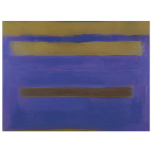 Esteban Vicente - UNTITLED 1980 1  75x100 cm / 30x40inches Fine Art Poster