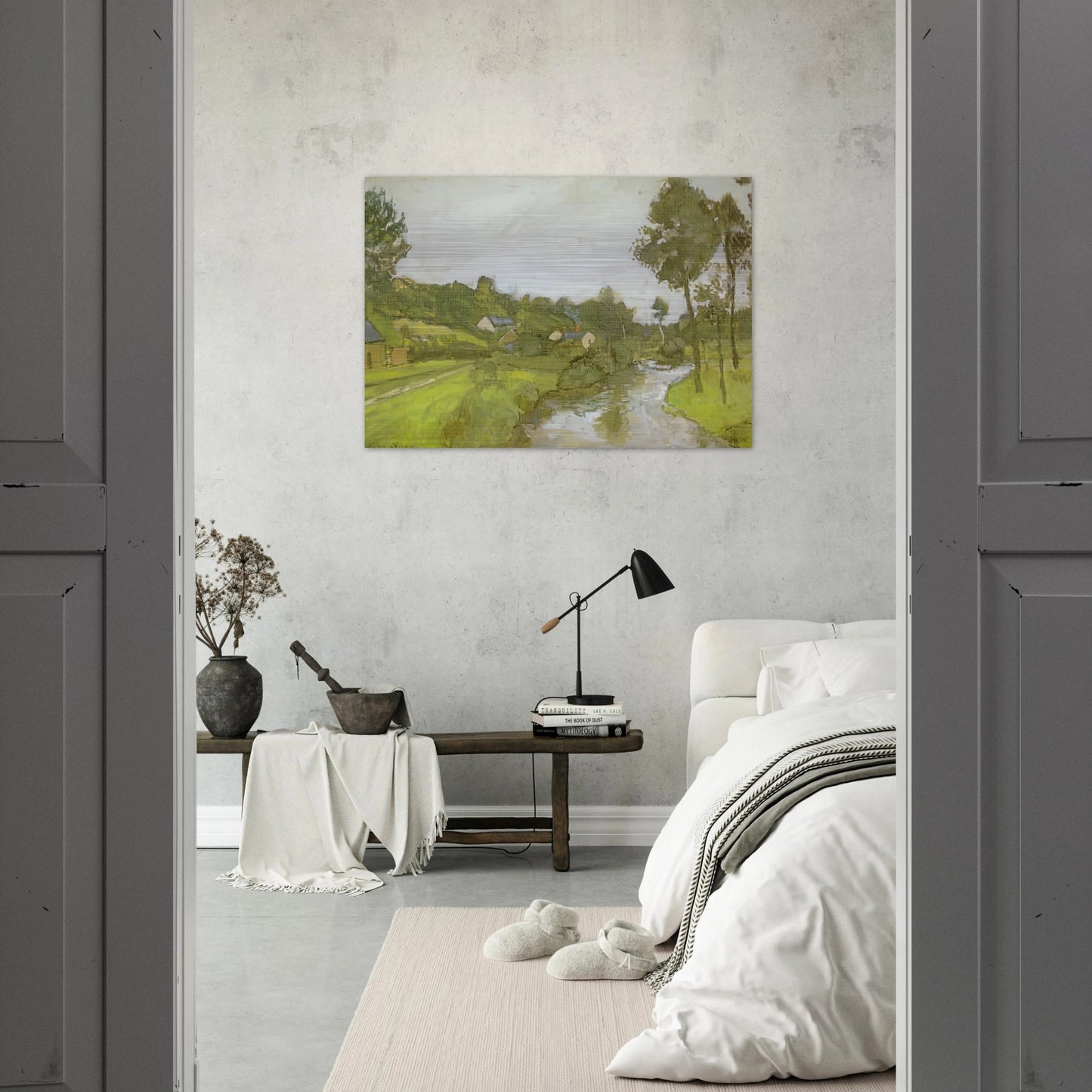 LANDSCAPE LESQUIELLES ST GERMAIN 1903 - Henri Matisse Brushed Aluminum Print - 70x100 cm / 28x40 inches | Henri Matisse Aluminum Print | Henri Matisse Prints