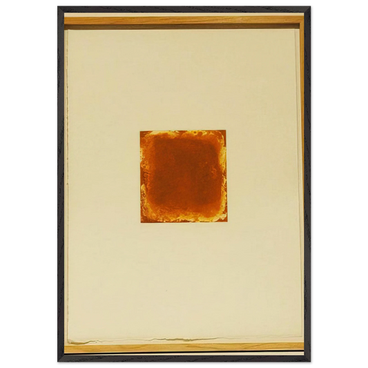 UNTITLED 1991 N2 - Gotthard Graubner 70x100 cm / 28x40 inches Framed Art Print – Black Wooden Frame