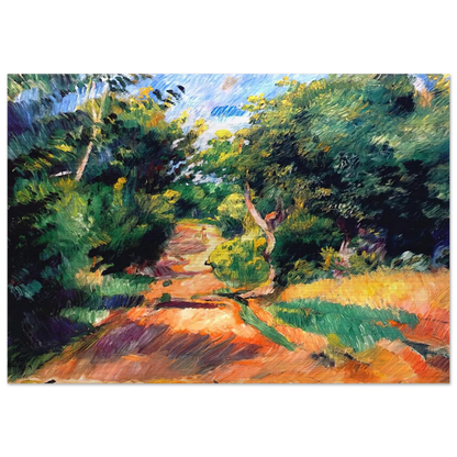 Landscape Near Varengeville - Pierre-Auguste Renoir Brushed Aluminum Print - 70x100 cm / 28x40 inches | Pierre-Auguste Renoir Aluminum Print | Pierre-Auguste Renoir Prints