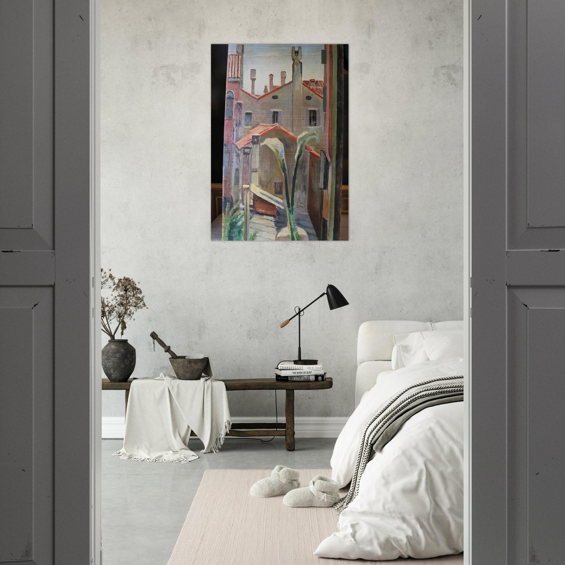 ROOFS - Vanessa Bell Brushed Aluminum Print - 70x100 cm / 28x40 inches | Vanessa Bell Aluminum Print | Vanessa Bell Prints