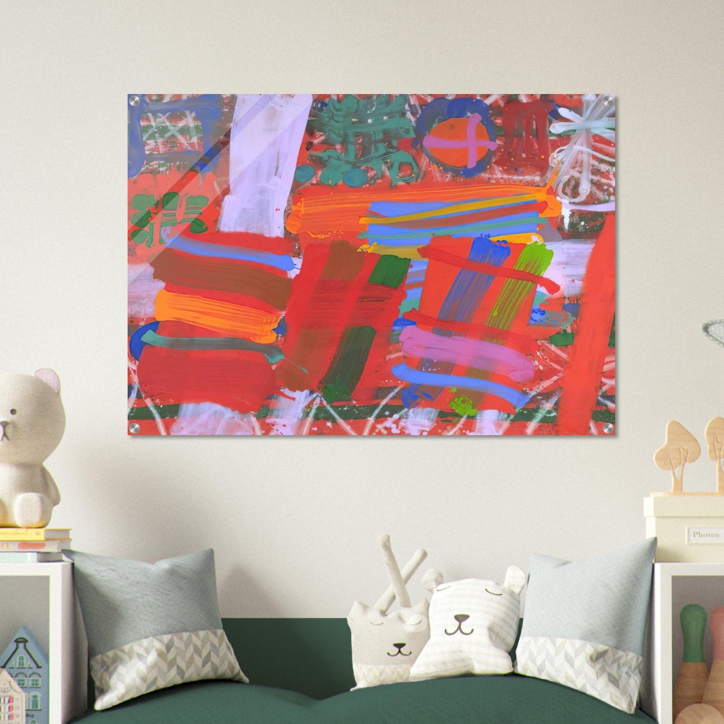 St. Germain - 1995 - Albert Irvin Acrylic Print - 70x100 cm / 28x40″ inches