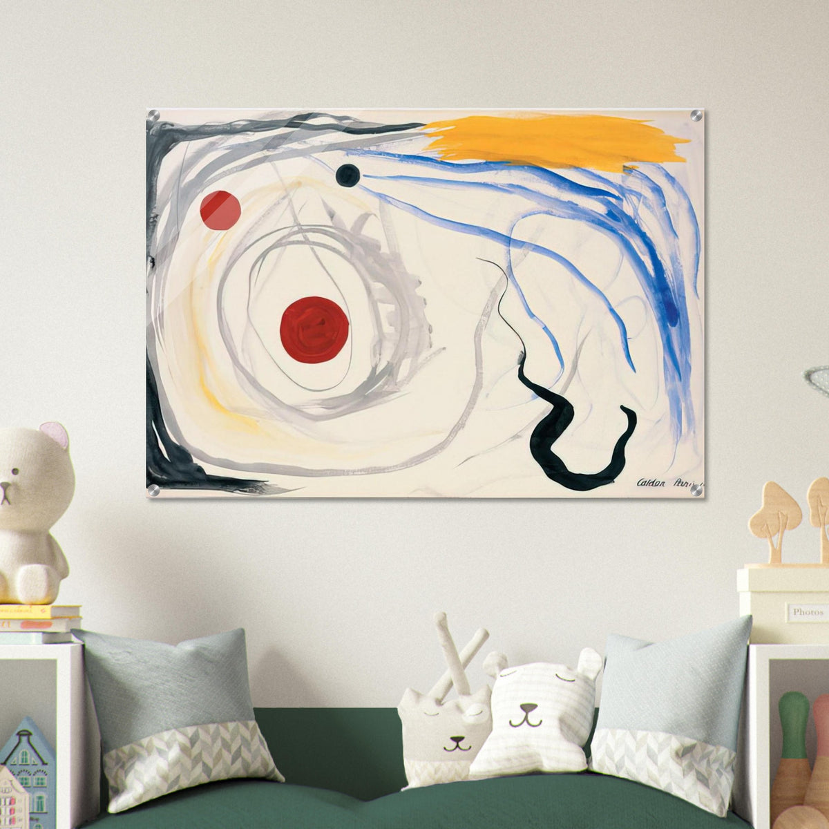 UNTITLED 1946 2 - Alexander Calder Acrylic Print - 70x100 cm / 28x40″ inches | Alexander Calder Wall Art | Alexander Calder Prints