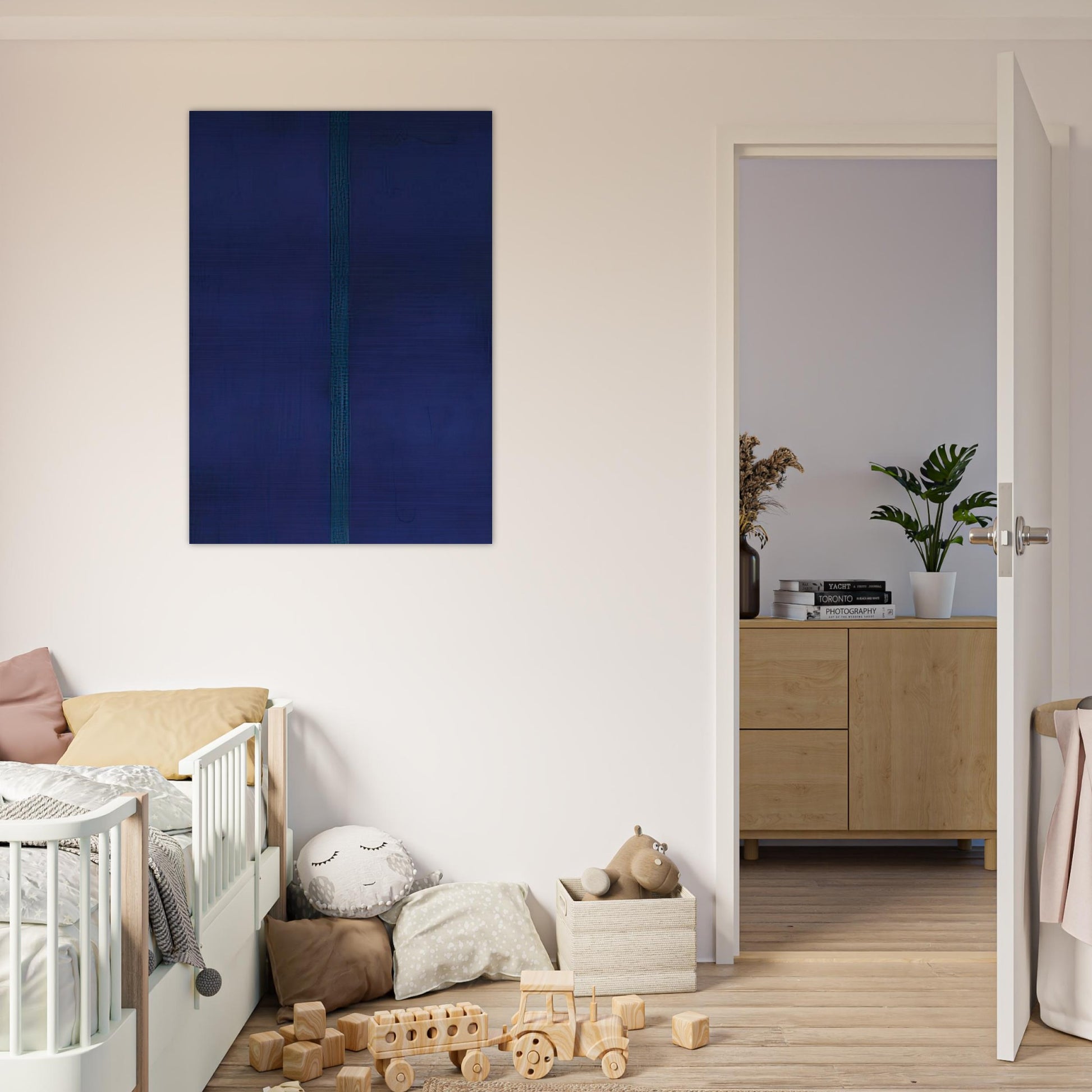 Onement V - Barnett Newman Brushed Aluminum Print - 70x100 cm / 28x40 inches | Barnett Newman Aluminum Print | Barnett Newman Prints