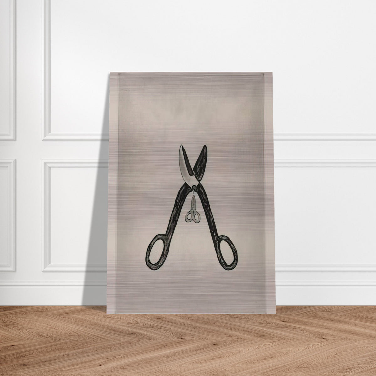 SCISSORS 1994 - Louise Bourgeois Brushed Aluminum Print - 70x100 cm / 28x40 inches | Louise Bourgeois Aluminum Print | Louise Bourgeois Prints