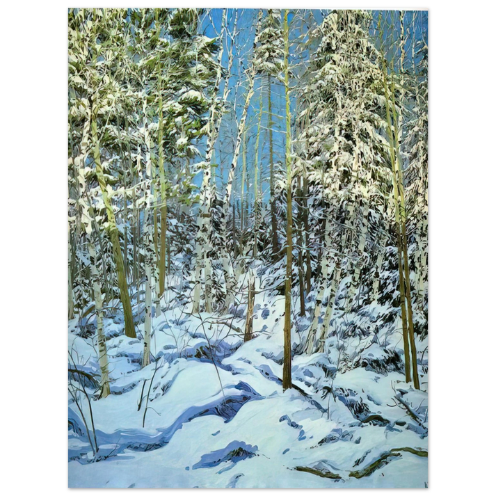 Neil Welliver - Shadow - Contemporary Realism  75x100 cm / 30x40inches Fine Art Poster