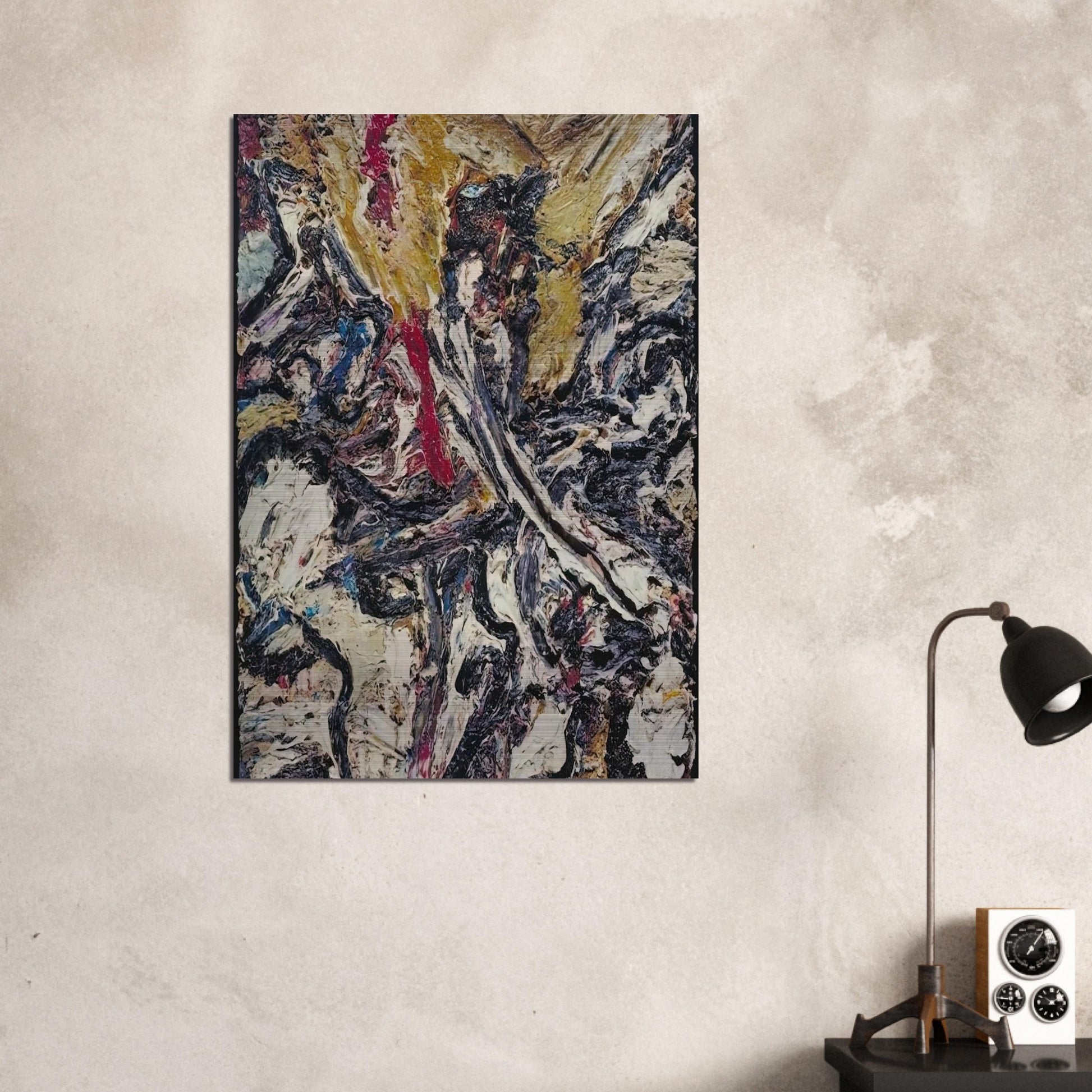 STUDY AFTER TITIAN II - Frank Auerbach Brushed Aluminum Print - 70x100 cm / 28x40 inches | Frank Auerbach Aluminum Print | Frank Auerbach Prints
