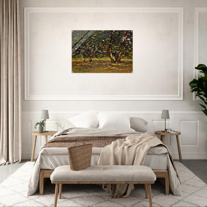 Fontainebleau Forest - claude monet Acrylic Print - 70x100 cm / 28x40″ inches