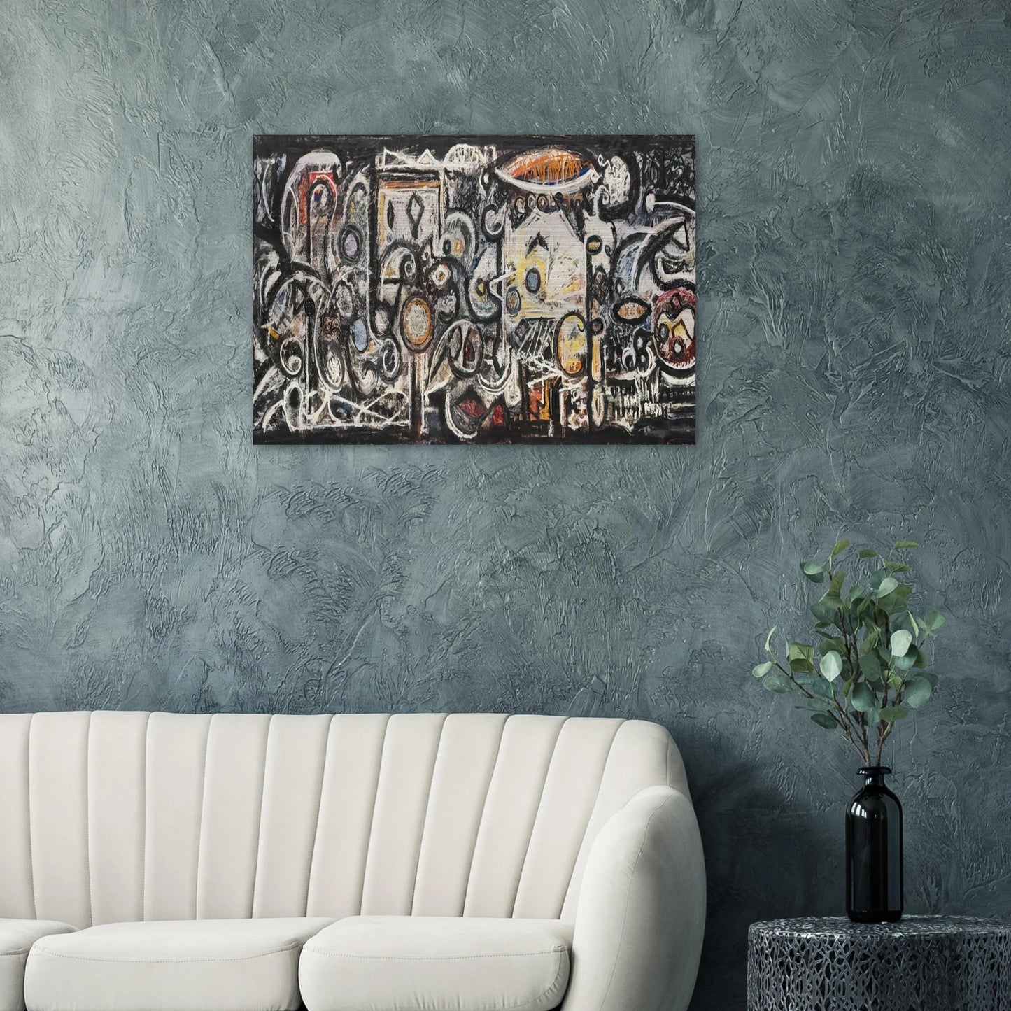 Fugue Number 2 - 1943 - Richard Pousette-Dart Brushed Aluminum Print - 70x100 cm / 28x40 inches | Richard Pousette-Dart Aluminum Print | Richard Pousette-Dart Prints